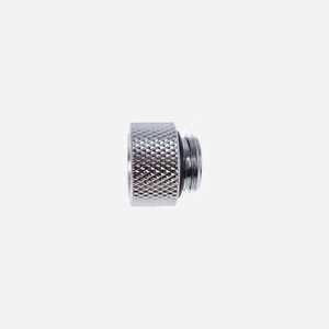 Alphacool 17255 - Connecteur Nickel/Argent, Filetage 1/4", Mâle/Femelle, Dimensions 18x10x18mm - Pièce pour Système de Refroidissement PC - Miniature 3