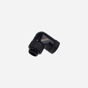 Alphacool Raccord 17260 Laiton Noir Filetage 1/4" Dimensions 18x31.5x32.5mm pour Système de Refroidissement Liquide - 1 Pièce - Miniature 3