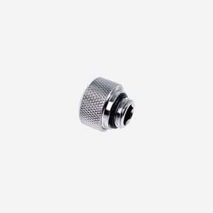 Alphacool 17263 Connecteur Nickel/Argent G1/4" Mâle/Femelle, Diamètre 2.1cm, Hauteur 16mm, 100g - Pièce pour Système de Refroidissement PC - Miniature 2