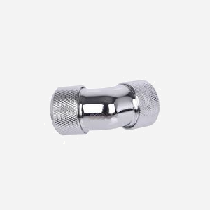 Alphacool Raccord 17404 Laiton Chrome 45° pour Système Refroidissement Liquide PC, 23x46x36mm, 80g