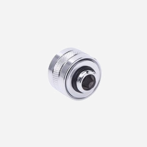 Alphacool Raccord 17472 Laiton Chrome G1/4" pour Refroidissement Liquide PC, Diamètre 26mm, Hauteur 23mm, Poids 42g - Miniature 2