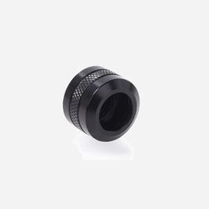 Alphacool 17475 : Kit d'Adaptation en Laiton Noir, Connectique 1/4", Diamètre 22mm, Hauteur 20mm, pour Systèmes de Refroidissement PC - Miniature 2