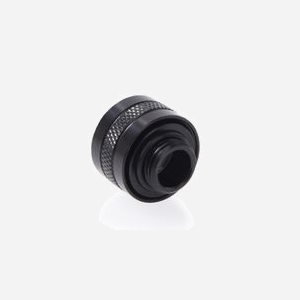 Alphacool 17475 : Kit d'Adaptation en Laiton Noir, Connectique 1/4", Diamètre 22mm, Hauteur 20mm, pour Systèmes de Refroidissement PC - Miniature 3