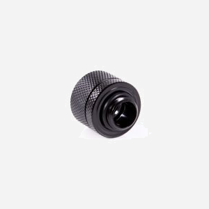Raccord Alphacool 17551 Noir, Laiton, Filetage 1/4", Diamètre 2.2cm, Profondeur 22.2mm, pour Système de Refroidissement Liquide PC, 37g - Miniature 2