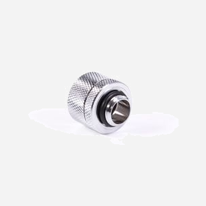 Alphacool Raccord 17553 - Laiton Chromé, Filetage 1/4", Diamètre 2.2cm, Profondeur 22.2mm, pour Systèmes de Refroidissement PC - Miniature 2