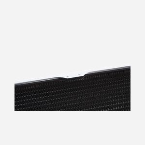 Alphacool Radiateur 18647 - Cuivre/Acier Noir & Blanc, 124x272.1x45mm, Filetage G1/4", Ventilateur 120mm, Pression max 0.8 bar - Miniature 4