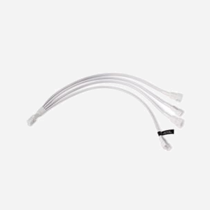 Alphacool 18729 Câble Diviseur RGB 4-Pin, Longueur 300mm, Blanc, pour Systèmes de Refroidissement PC - Connecteurs RGB Standard, Matériau Plastique