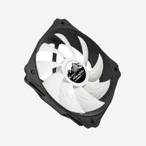 Alpenföhn Ben Nevis Refroidisseur CPU 120mm PWM, TDP 140W, 3 Heatpipes 6mm, Socket AM2/AM3/FM1/115x/2011, 400-1600 tr/min, Noir/Argent/Blanc - Miniature 4