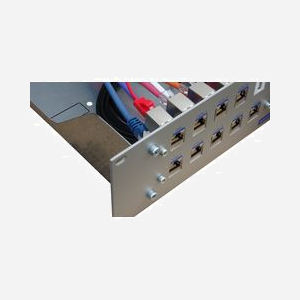 Wantec 2092 Kit de Montage Rack 2U Gris : Largeur 482.6mm, Largeur Utile 30.3cm, Profondeur 88.1mm, 4x RJ-45 - Miniature 4