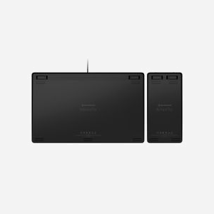 3Dconnexion Keyboard Pro with Numpad QWERTZ Allemand, USB + RF Wireless + Bluetooth, Commutateur Ciseaux, Batterie 350mAh, Noir - Miniature 4