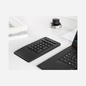3Dconnexion Numpad Pro : Clavier numérique Bluetooth/USB/RF Wireless Noir, câble 1.5m, compatible Windows/macOS, 114x229x16mm, 250g - Miniature 5