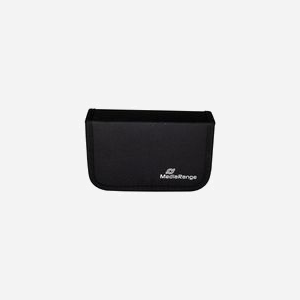 MediaRange BOX98 Boîtier Nylon Noir pour 3 Cartes SD/SDHC/SDXC 170x49x108mm, Protection Chocs/Saleté, Dimensions Internes 170x108x49mm - Miniature 2