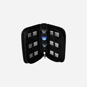 MediaRange BOX98 Boîtier Nylon Noir pour 3 Cartes SD/SDHC/SDXC 170x49x108mm, Protection Chocs/Saleté, Dimensions Internes 170x108x49mm - Miniature 3