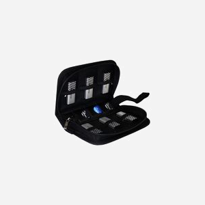 MediaRange BOX98 Boîtier Nylon Noir pour 3 Cartes SD/SDHC/SDXC 170x49x108mm, Protection Chocs/Saleté, Dimensions Internes 170x108x49mm - Miniature 5