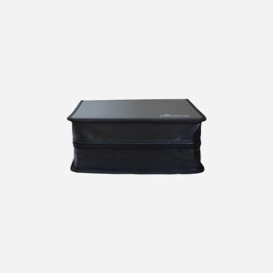 MediaRange BOX93 Étui Portefeuille 200 Disques Optiques 120mm Noir Simili-cuir/Toison avec Poignée et Fermeture Éclair, Protection Anti-Poussière/Rayures - Miniature 3