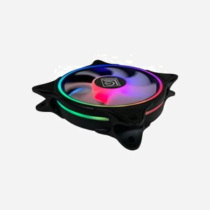 LC-Power LC-CF-120-ARGB-B Ventilateur 120mm ARGB Noir, 800-1300 RPM, 14.6-26.8 dB, 20.35-48.9 CFM, Palier FDB, Connecteur 6-broches, 12V