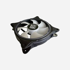 LC-Power LC-CF-120-ARGB-B Ventilateur 120mm ARGB Noir, 800-1300 RPM, 14.6-26.8 dB, 20.35-48.9 CFM, Palier FDB, Connecteur 6-broches, 12V - Miniature 3
