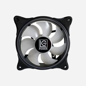 LC-Power LC-CF-120-ARGB-B Ventilateur 120mm ARGB Noir, 800-1300 RPM, 14.6-26.8 dB, 20.35-48.9 CFM, Palier FDB, Connecteur 6-broches, 12V - Miniature 4