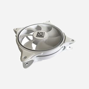 LC-Power LC-CF-120-ARGB-W Ventilateur 120mm ARGB Blanc, 800-1300 RPM, 14.6-26.8 dBA, 20.35-48.9 CFM, Palier FDB, 12V, Connecteur 6-broches - Miniature 5