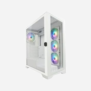 LC-Power LC-7041B-ON Midi Tower Blanc (ATX, micro ATX, Mini-ITX) - 1x 3.5", 2x 2.5", USB 3.2 Gen 1/Gen 2 Type-A/Type-C, Vitre Trempée - Miniature 2