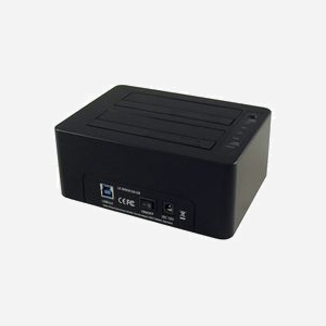 LC-Power LC-DOCK-U3-CR Station d'accueil HDD/SSD SATA 2.5/3.5" USB 3.2 Gen 1 Type-A, Lecteur Cartes CF/SD, Windows, Noir - Miniature 2