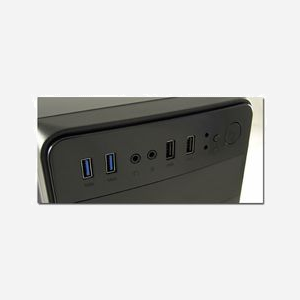 LC-Power 2015MB Micro Tower Noir : ATX, 1x 5.25" Externe, 2x 3.5" & 2x 2.5" Internes, USB 3.2 Gen 1, Vent. 120mm Avant & Latéral, 80mm Arrière - Miniature 4