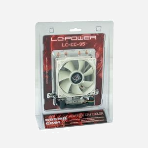 LC-Power LC-CC-95 Refroidisseur CPU 9.2cm, TDP 130W, compatible Intel LGA 775/115x/1200 & AMD AM2/AM3/AM4/FM1/FM2, 1800 RPM, 47.47 CFM - Miniature 3