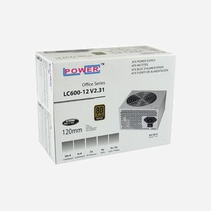 LC-Power LC600-12 V2.31 Alimentation ATX 400W 80 PLUS Bronze, PFC Actif, Connecteur 20+4 Broches, Ventilateur 12cm, Certifications TÜV/CE - Miniature 2