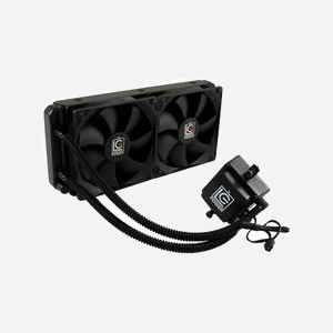 LC-Power LC-CC-240-LICO Refroidisseur liquide All-in-One 240mm pour processeur (Sockets AM2/AM3/FM1/FM2/LGA2011-v3), 2x120mm, 800-2200 RPM, 19-35 dBA - Miniature 2