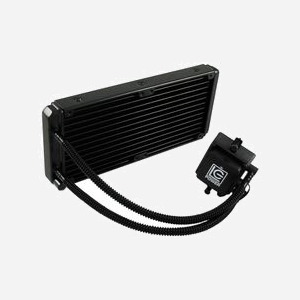 LC-Power LC-CC-240-LICO Refroidisseur liquide All-in-One 240mm pour processeur (Sockets AM2/AM3/FM1/FM2/LGA2011-v3), 2x120mm, 800-2200 RPM, 19-35 dBA - Miniature 3