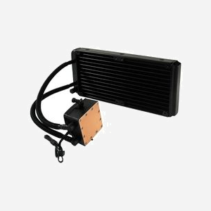 LC-Power LC-CC-240-LICO Refroidisseur liquide All-in-One 240mm pour processeur (Sockets AM2/AM3/FM1/FM2/LGA2011-v3), 2x120mm, 800-2200 RPM, 19-35 dBA - Miniature 4
