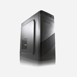 LC-Power Boîtier PC Midi Tower 7037B Noir, ATX/microATX/Mini-ITX, 1x120mm avant, 2x3.5", 2x2.5", USB 3.2 Gen 1, Audio In/Out, Acier/Plastique - Miniature 1