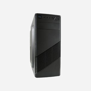 LC-Power Boîtier PC Midi Tower 7037B Noir, ATX/microATX/Mini-ITX, 1x120mm avant, 2x3.5", 2x2.5", USB 3.2 Gen 1, Audio In/Out, Acier/Plastique - Miniature 2