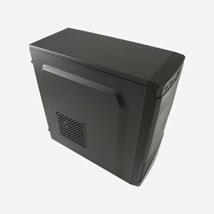LC-Power Boîtier PC Midi Tower 7037B Noir, ATX/microATX/Mini-ITX, 1x120mm avant, 2x3.5", 2x2.5", USB 3.2 Gen 1, Audio In/Out, Acier/Plastique - Miniature 4