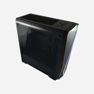 LC-Power Gaming 700B Hexagon - Boîtier PC Midi Tower Noir, ATX/micro ATX/Mini-ITX, 2x3.5", 4x2.5", USB 3.2 Gen 1, Façade Verre Trempé, Éclairage Multi-Couleur - Miniature 5