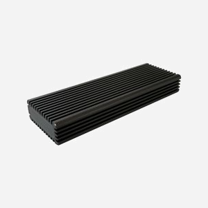 LC-Power LC-M2-C-MULTI Boîtier M.2 SSD USB-C 3.2 Gen 1 (10Gbps) PCIe/SATA, Chipset RTL9210B, Aluminium, Noir, Compatible Windows/Mac - Miniature 3