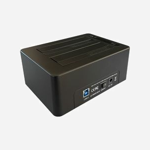 LC-Power LC-DOCK-U3-V Station d'accueil HDD/SSD SATA III 2.5/3.5" USB 3.2 Gen 1 Type-B, 5Gbps, UASP, compatible Windows/macOS, noir - Miniature 3