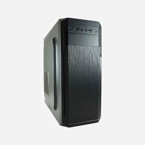 LC-Power 7039B Boîtier PC Midi Tower Noir (ATX, micro ATX, Mini-ITX) - 1x 5.25", 2x 3.5", 2x 2.5", USB 3.2 Gen 1, Ventilateurs 120/92/80mm - Miniature 3