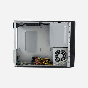 LC-Power LC-1400MI-300SFX Boîtier PC Micro Tower Noir, micro ATX/Mini-ITX, 1x 3.5", 1x 2.5", 1x USB 3.2 Gen 1, 1x USB 2.0, Métal/Plastique, Vent. 80mm - Miniature 2