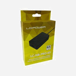 LC-Power LC-NB-PRO-65 Adaptateur Secteur Universel 65W pour Ordinateur Portable, 110-240V, Noir, avec Protection Surtension/Surintensité/Court-Circuit - Miniature 4