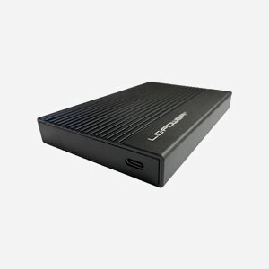 LC-Power LC-25U3-C Boîtier HDD/SSD 2.5" SATA I/II/III USB 3.2 Gen 2 Type-C 6Gbit/s Aluminium/Plastique Noir, Support Windows/macOS/Linux - Miniature 3