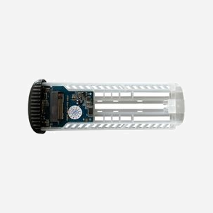 LC-Power LC-M2-C-NVME-2 Boîtier SSD M.2 USB Type-C USB 3.2 Gen 2 10Gbit/s Aluminium/Plastique Compatible Windows/macOS/Linux JMS583 Noir - Miniature 4