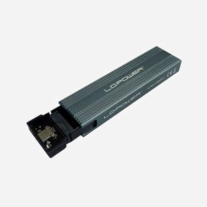 LC-Power LC-M2-C-MULTI-3 Boîtier Externe M.2 NVMe USB 3.2 Gen 2 (3.1 Gen 2) RTL9210B Aluminium/Plastique Anthracite Compatible Windows/macOS - Miniature 4