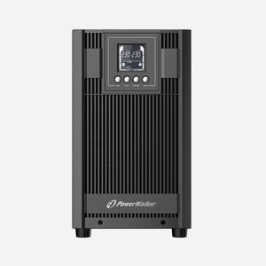 PowerWalker VFI 3000 AT : UPS Double-Conversion Online 3kVA/2700W, Sinusoïde Pure, 4 Prises CA (Terminal/Type F), USB, RS-232, Tour - Miniature 3