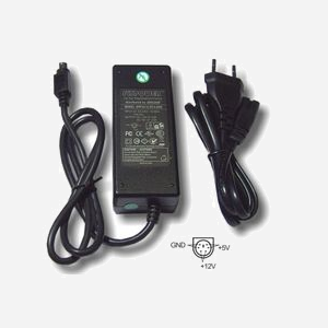 aixcase AIX-PS34-6PIN Alimentation Interne 34W 100-240V AC vers DC, Sortie 5/12V 2A, Câble 1.2m, Boîtier Disque Dur, Certifié CE/RoHS/VDE/TÜV/GS