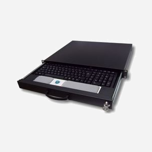 aixcase AIX-19K1U-B : Support rack 19" Noir, dimensions 550x460x130mm, poids 5.3kg, châssis pour montage en rack 1U standard
