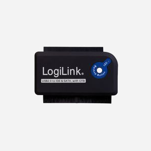 LogiLink AU0006C Adaptateur USB Type-A vers IDE/ATA et SATA, Taux de transfert 0.48 Gbit/s, Longueur câble 1.2m, Compatible Windows/macOS, Alimentation externe incluse. - Miniature 5
