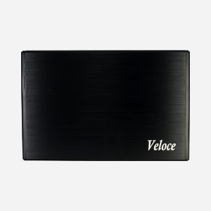 Inter-Tech Veloce GD-35612 Boîtier Externe 3.5" USB 3.2 Gen 1 SATA/SATA II jusqu'à 4To Aluminium Noir Alimentation USB - Miniature 2