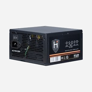 Inter-Tech HIPOWER SP-650 Alimentation 650W ATX 2.4, 20+4-Pin, 1x PCI-E 6+2 Pin, Ventilateur 120mm, Protection OVP/OPP/SCP, Efficacité 85% - Miniature 2