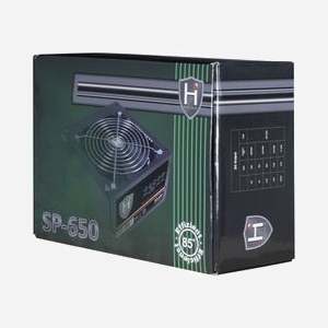Inter-Tech HIPOWER SP-650 Alimentation 650W ATX 2.4, 20+4-Pin, 1x PCI-E 6+2 Pin, Ventilateur 120mm, Protection OVP/OPP/SCP, Efficacité 85% - Miniature 4